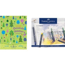 Faber-Castell Goldfaber Sulu Boya Kalemi, 24 Renk, Yüksek Pi... +1 Parça Fırsat Seti