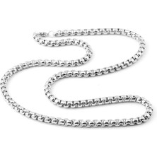 The Originals Erkek 316L Çelik Zincir Kolye 60 cm 6 mm Genişlik