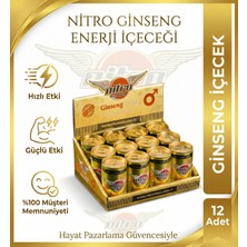 Polen Market Nitro Ginseng +18 Performans Enerji Içeceği - 12 Adet (Gizli Gönderim)