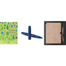 Parker Tükenmez Kalem Im Monokrom Mavi Pvd F Siyah... +2 Parça Fırsat Seti