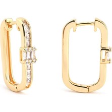 The Originals Ithal Vip Dikdörtgen Gold Renk Küpe