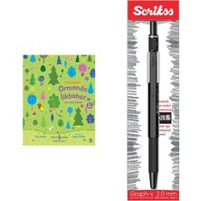 Scrikss Office Graphx Mekanik Kurşun Kalem Mat Siyah 2 Mm... +1 Parça Fırsat Seti