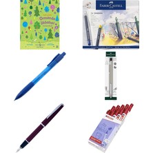 Faber-Castell Goldfaber Sulu Boya Kalemi, 24 Renk, Yüksek Pi... +5 Parça Fırsat Seti