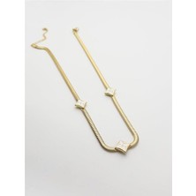 The Originals Kadın Çelik Italyan Üçlü Yıldız Figürlü Gold Renk Kolye