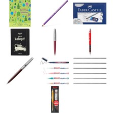 Faber-Castell Sanatçı Kalemi, Mor... +9 Parça Fırsat Seti