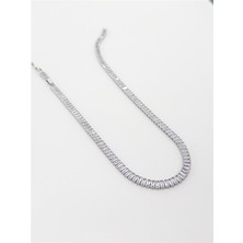 The Originals Kadın Çelik Gümüş Renk Su Yolu Kolye