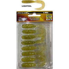 Ryuji Swim Worm 5.5cm 1.5gr Kokulu Lrf Silikon Yem 8 Adet Light Oil
