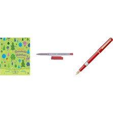 Faber-Castell 1440 Tükenmez 0.8mm, Kırmızı... +2 Parça Fırsat Seti