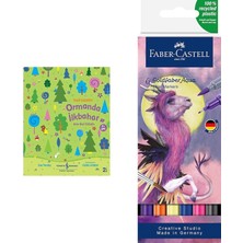 Faber-Castell Goldfaber Aqua Çift Uçlu Sanatsal Markör 6’lı ... +1 Parça Fırsat Seti