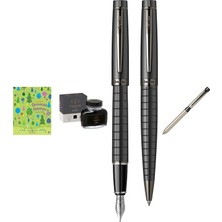 Parker Quink Dolma Kalem Şişe Mürekkebi, 57 Ml, Siyah... +3 Parça Fırsat Seti