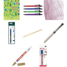 Faber-Castell, Faber Versatil Kalem Tri-Click Rubberized 0.5... +7 Parça Fırsat Seti