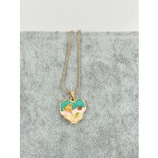 The Originals Kadın Çelik Colours Çiçek Sanat Kolye