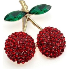 The Originals Vip Pirinç Gold Kiraz Broş