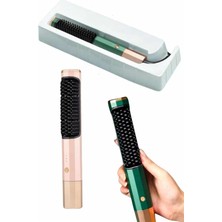 Renklime Düzleştirici Fırça Saç Düzleştirici Arada Fön Tarak Taşınabilir