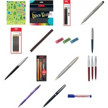 Faber-Castell 116450 - Renkli Kalemler Blackwood, Black Edit... +14 Parça Fırsat Seti