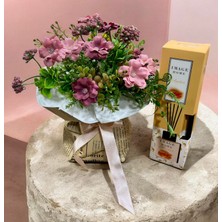 Sedosh Home Vision Pembe Papatya Aranjmanı Yapay Dekoratif - Oda Kokusu Hediyeli