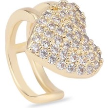 The Originals Vip Gold Renk Kalp Model Earcuff Kıkırdak Küpe