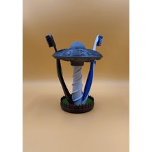 Verslab Print Ufo Diş Fırçası Tutucu - Ufo Modelli Diş Fırçası Düzenleyici