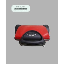 Renklime Profesyonel 2000W Tost Makinesi – Ayarlanabilir Termostat ve Çıkarılabilir Plaka