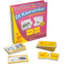 Kaia Life 1390 Dıytoy, Eğlenceli Bulmacalar - Zıt Kavramlar / 2-6 Yaş