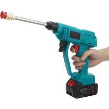 Renklime Şarjlı ve Yüksek Basınçlı Oto Yıkama Makinesi ve Sulama Tabancası Bahçe Yıkama Makinesi