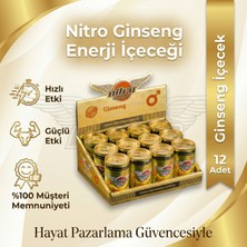 Nitro Max Ginseng +18 Performans Enerji Içeceği - 12 Adet (Gizli Gönderim)