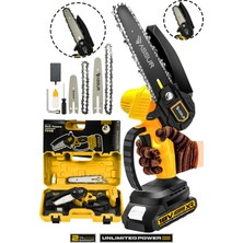 Normadia 18V Şarjlı Metal Dişli Dal Budama Testeresi, Güçlü ve Hafif Bahçe Aracı