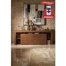 PlatinReyon Kale Ledli Tv Ünitesi 200 cm