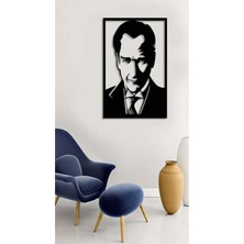 Çetiner Group Atatürk Silüet Ahşap Duvar Tablosu