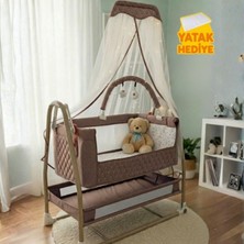 Ciciko C-2500 Anne Yanı Katlanır Sallanır Sabitlenir Beşik Yatak Hediyeli