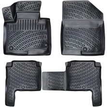 Rizline Hyundai Santa Fe 2012-2019 3D Havuzlu Paspas | 7 Koltuklu