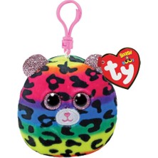 Kaia Life Ty Squishy Beanies Peluş Leopar Anahtarlık Dotty
