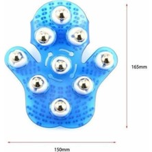 Renklime Giyilebiilir Masaj Eldiveni 9 Bilyeli Tüm Vücut Masajına Uygun