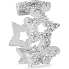 The Originals Vip Gümüş Renk Yıldız Model Earcuff Kıkırdak Küpe