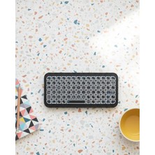 İlk El Grup Ieg™ Kompakt Siyah Rgb Işıklı Bluetooth Mini Klavye