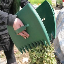 Normadia Pratik Yaprak Toplama Aparatı Bahçe Temizleme Küreği Büyük El Tırmığı