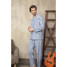 Kly Boy Çizgili Poplin Kumaş Pijama Takımı