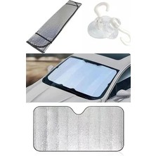 Renklime Araç Ön Cam Güneşlik Uv ve Isı Koruma Katlanabilir Toyota Corolla Skoda Superb Dacia Duster Ford Focus