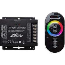 Hightek Müzik Senkronlu Rgb LED Kontrol Cihazı 12–24V 30A