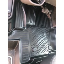 Rizline Ford Tourneo Custom 2012-2023 3D Havuzlu Paspas | Şoför + 2 Yolcu Koltuğu - Otomatik Vites