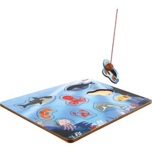 Kaia Life Rossie Ahşap Balık Tutma Oyunu ve Puzzle