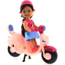 Kaia Life Cute Doll Mini Bebek ve Pembe Vespa
