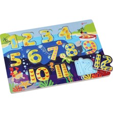 Kaia Life Classic World Ahşap Sayılar Denizaltı Yapboz