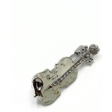 The Originals Vip Pirinç Silver Keman Broş