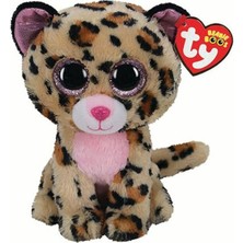 Kaia Life Ty Beanie Boos Kahverengi Benekli Peluş Leopar Livvie 15 cm