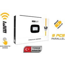 Mexxsun 48 V Volt 12000 W Watt 12KW Mppt Tam Sınus Akıllı Hibrit Dahili Wifi Inverter 220 Volt Çevirici Invertör