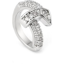 The Originals Vip Gümüş Renk Zirkon Taşlı Earcuff Kıkırdak Küpe