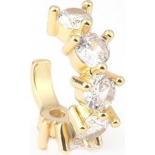 The Originals Vip Gold Renk Zirkon Taşlı Earcuff Kıkırdak Küpe