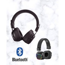 Renklime Rgb Işıklı Katlanabilir Bluetooth 5.3 Kulak Üstü Kulaklık