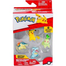 Kaia Life Pok PKW2578 Pokemon Battle 4 Lü Figür Seti